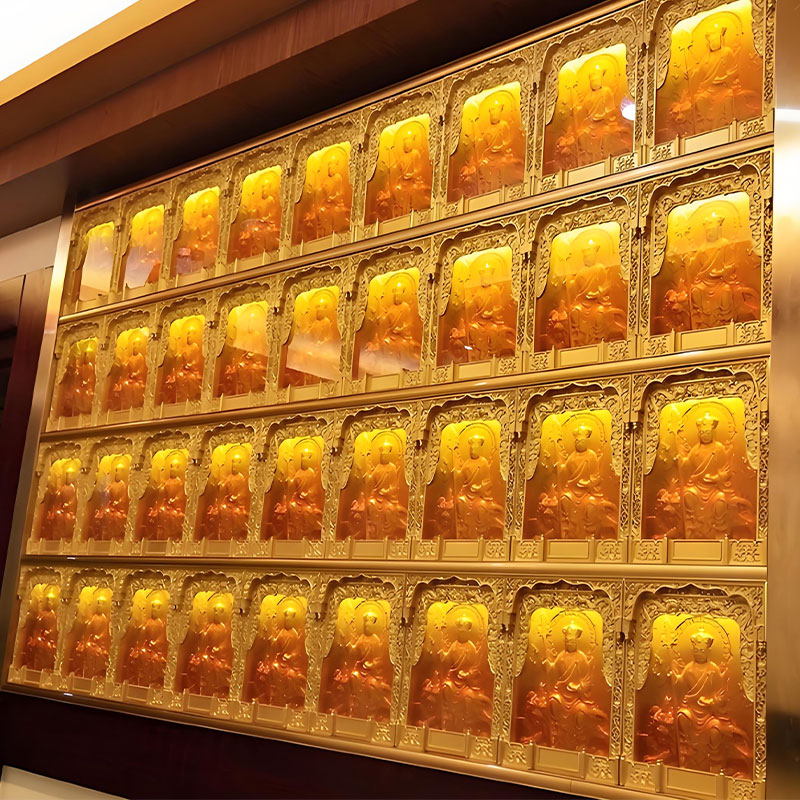 Gabinete de pared de alcoba de Buda