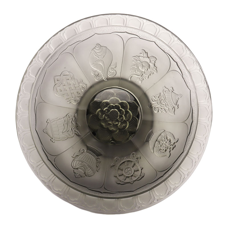 Frutero esmaltado color gris