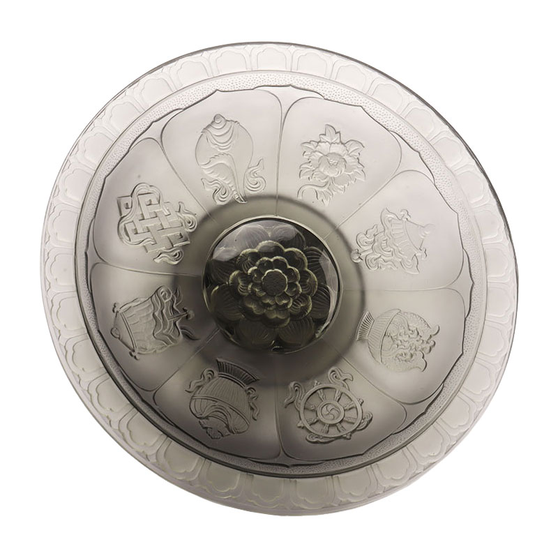 Frutero esmaltado color gris