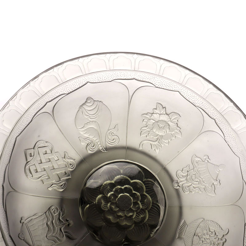 Frutero esmaltado color gris