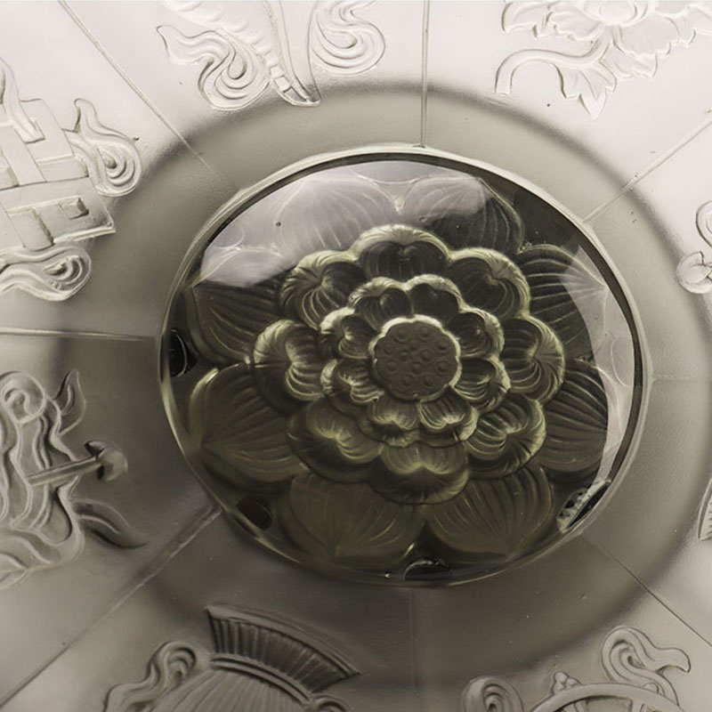 Frutero esmaltado color gris