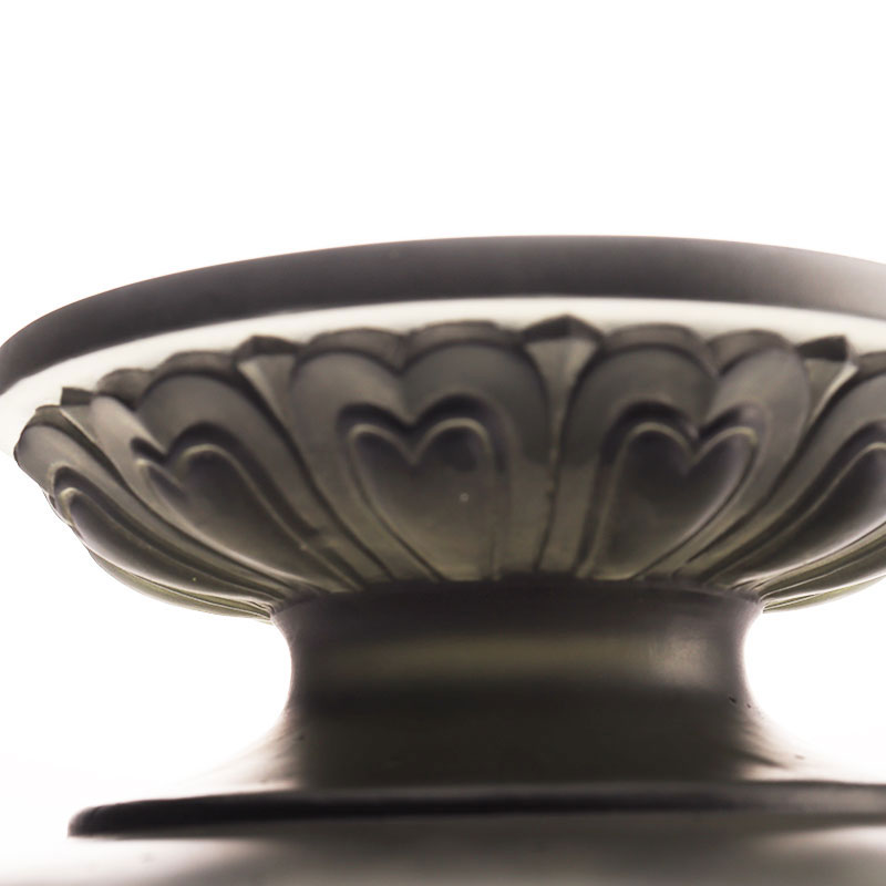 Frutero esmaltado color gris