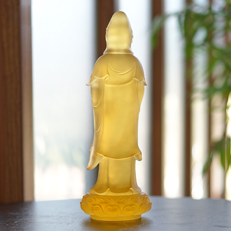 Estatua de cristal del Bodhisattva Guanyin