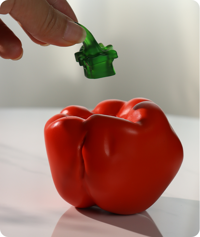 Pimiento morrón (Pequeño tanque de aceite esencial)